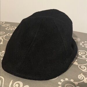 Black wool Boston Scally cap